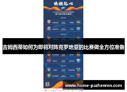 吉姆西蒂如何为即将对阵克罗地亚的比赛做全方位准备